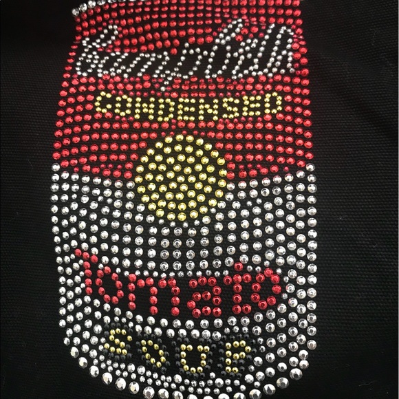 Cute embellished Campbell Soup tote - Picture 2 of 4